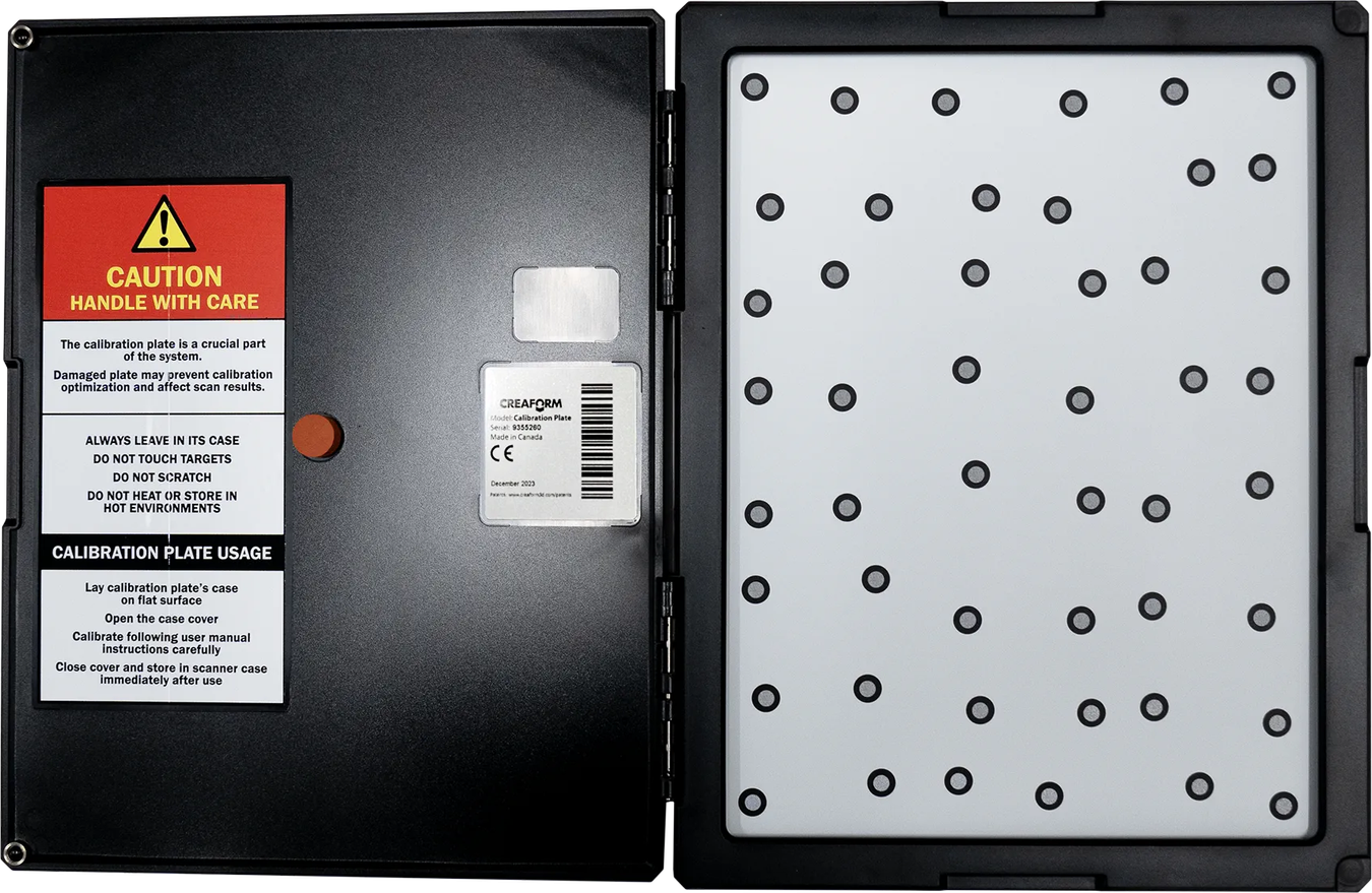 Creaform calibration plate product photo