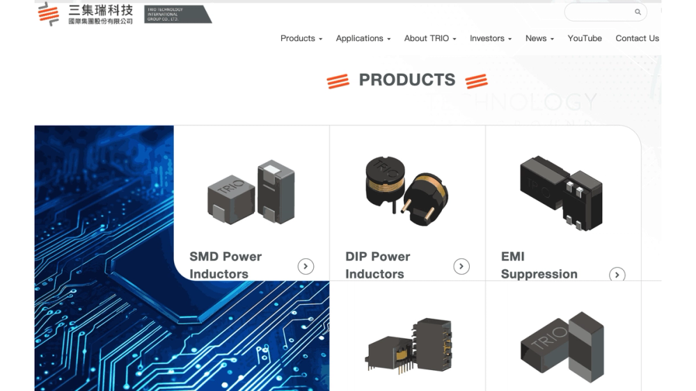 TRIO Technology International Group Co., Ltd.: Inductor Supplier