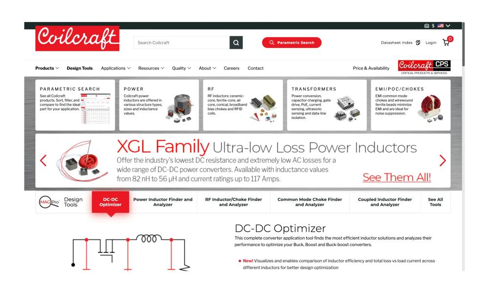 Magnetic Components Manufacturer - Inductor & Transformer Manufacturer | Coilcraft