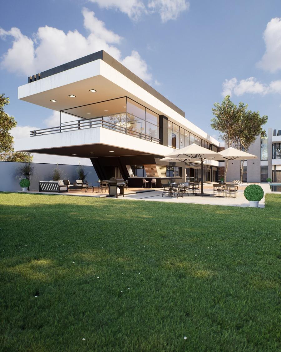 Resort con piscina - Realtime rendering