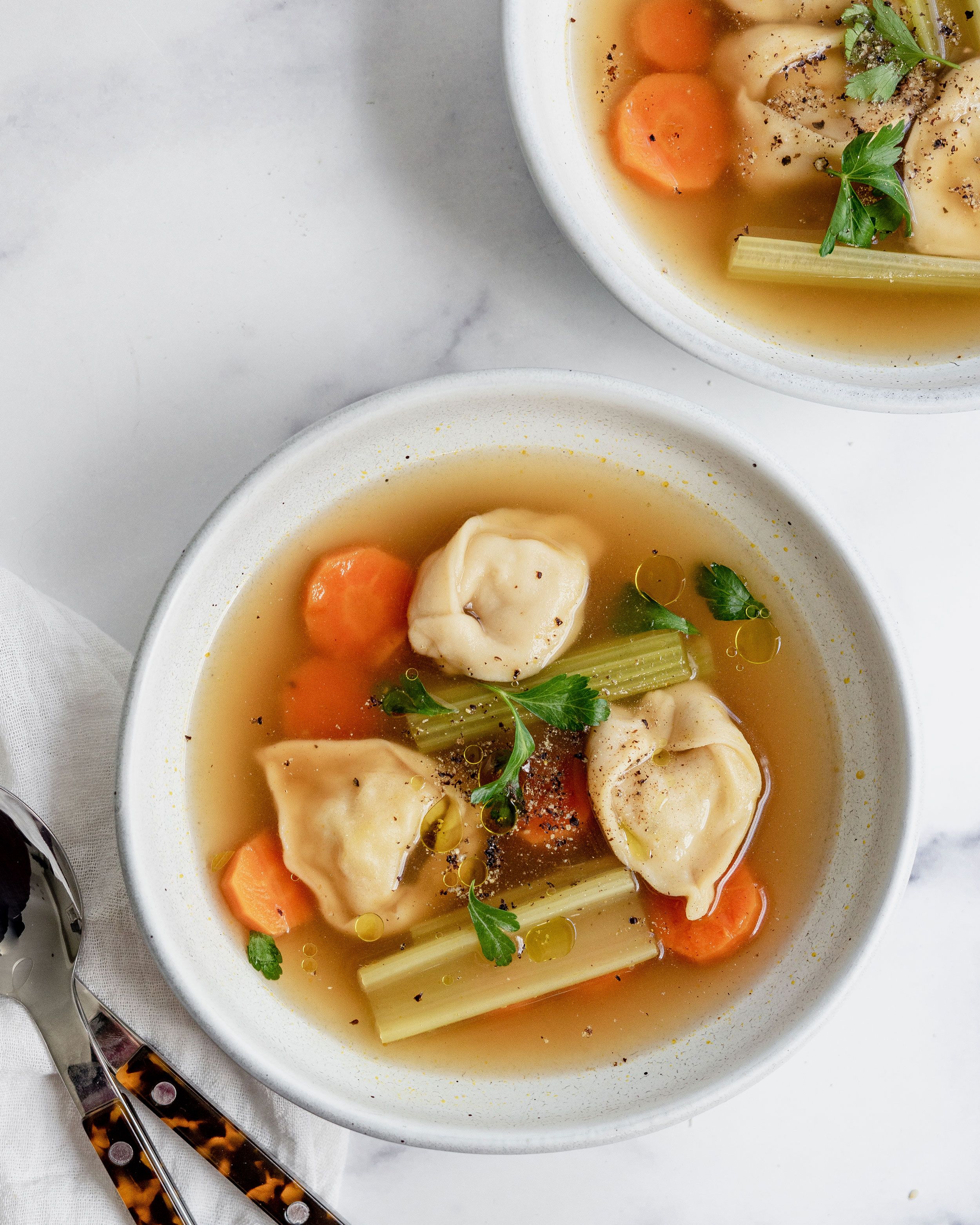 Grandma's Chicken Soup From Scratch - Fearless Dining