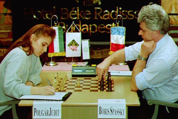 Twelve year old Hungarian chess prodigy, Judith Polgar. News Photo - Getty  Images