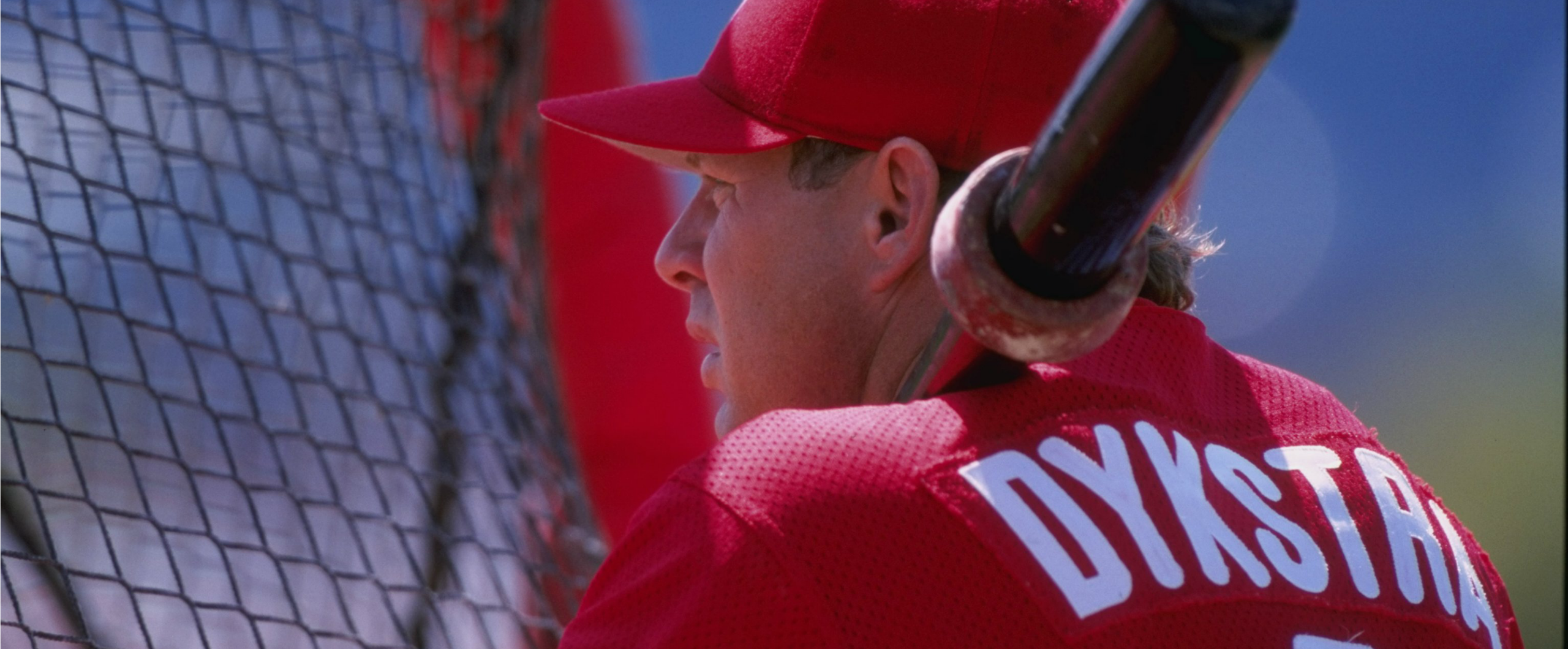 FILE : Lenny Dykstra of the New York Mets during spring training