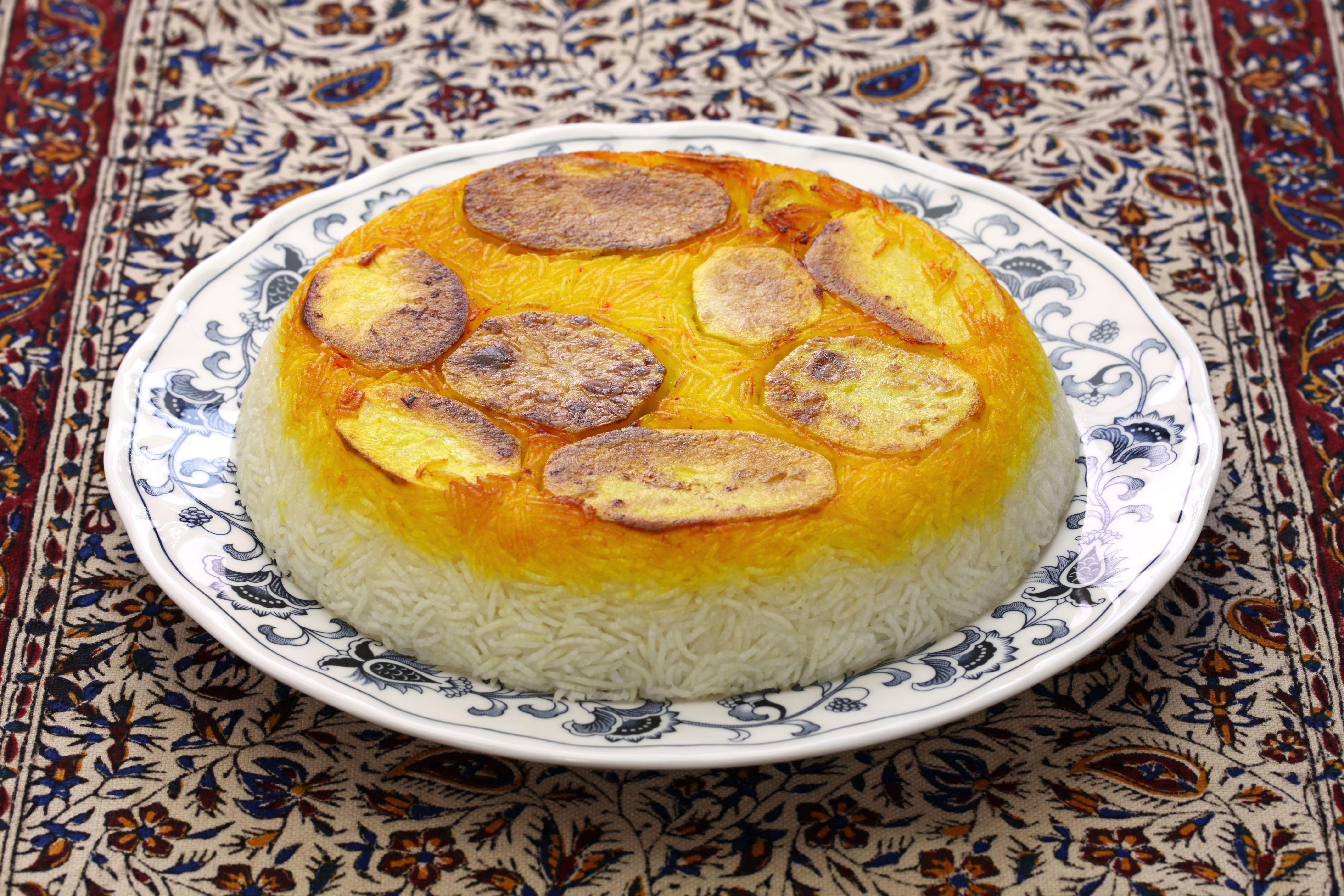 Tahchin | Persian Saffron Rice Cake Recipe - Persian Food Tour
