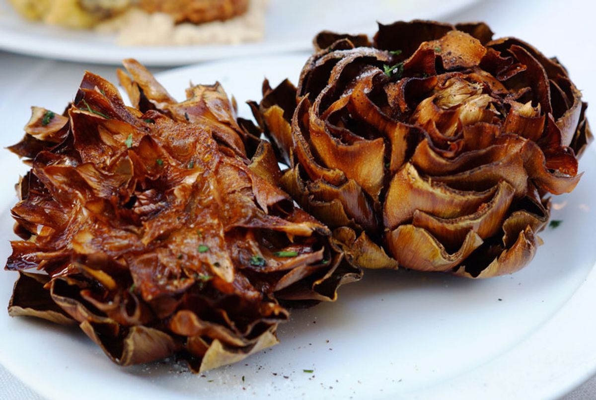 Recipe 'Carciofi Alla Giudìa'—JewishStyle Roman Artichokes Tablet