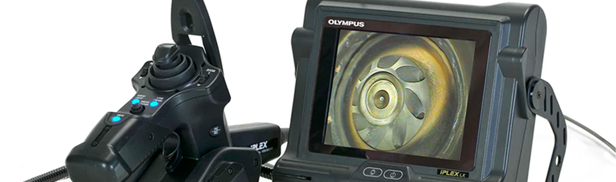 Remote visual inspection camera and monitor equipment