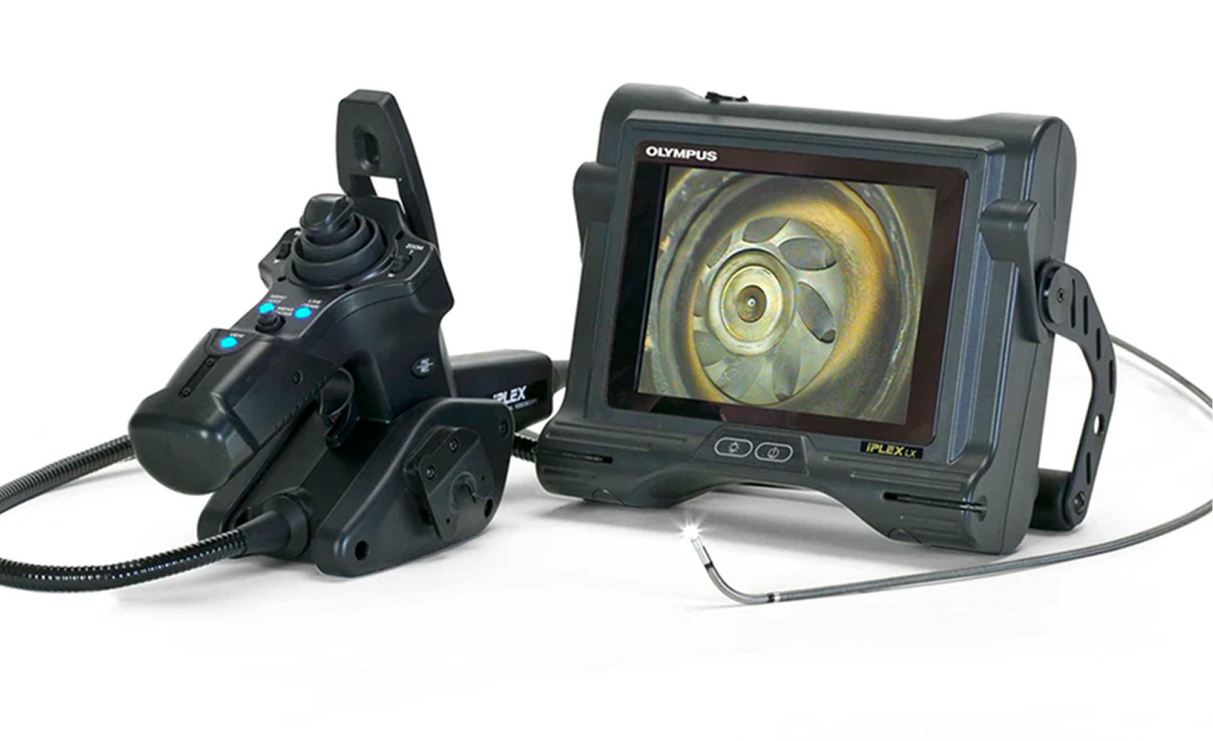 Remote visual inspection camera and monitor equipment