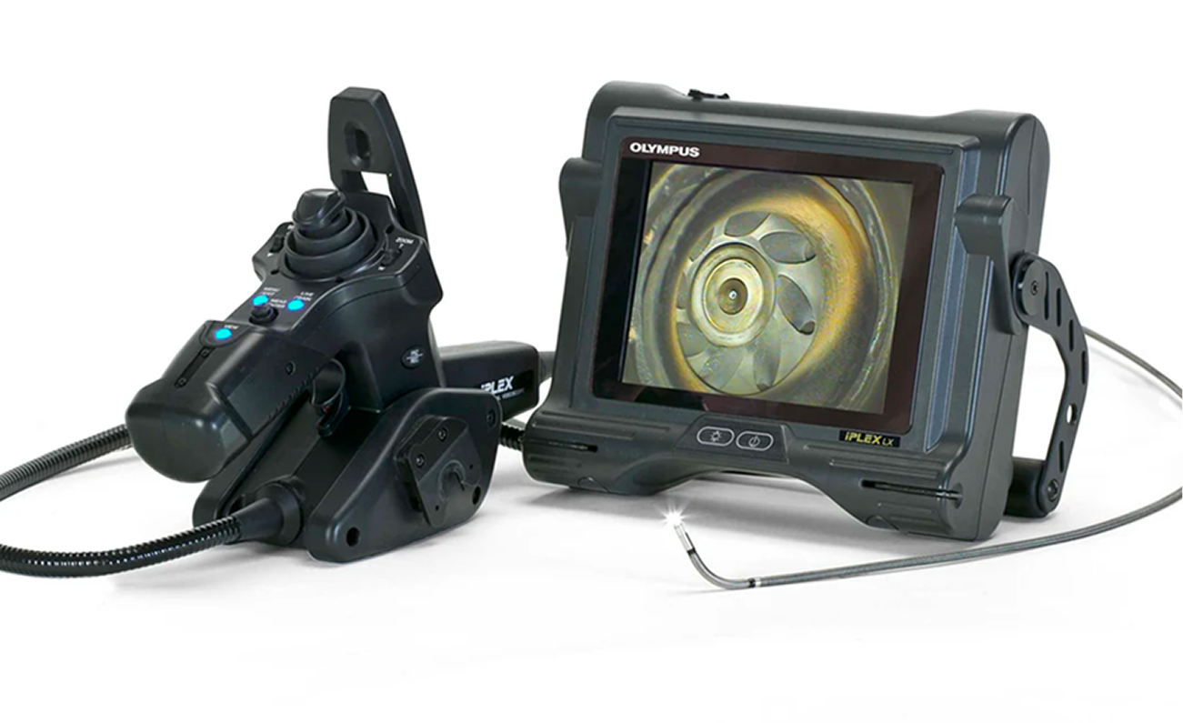 Remote visual inspection camera and monitor equipment