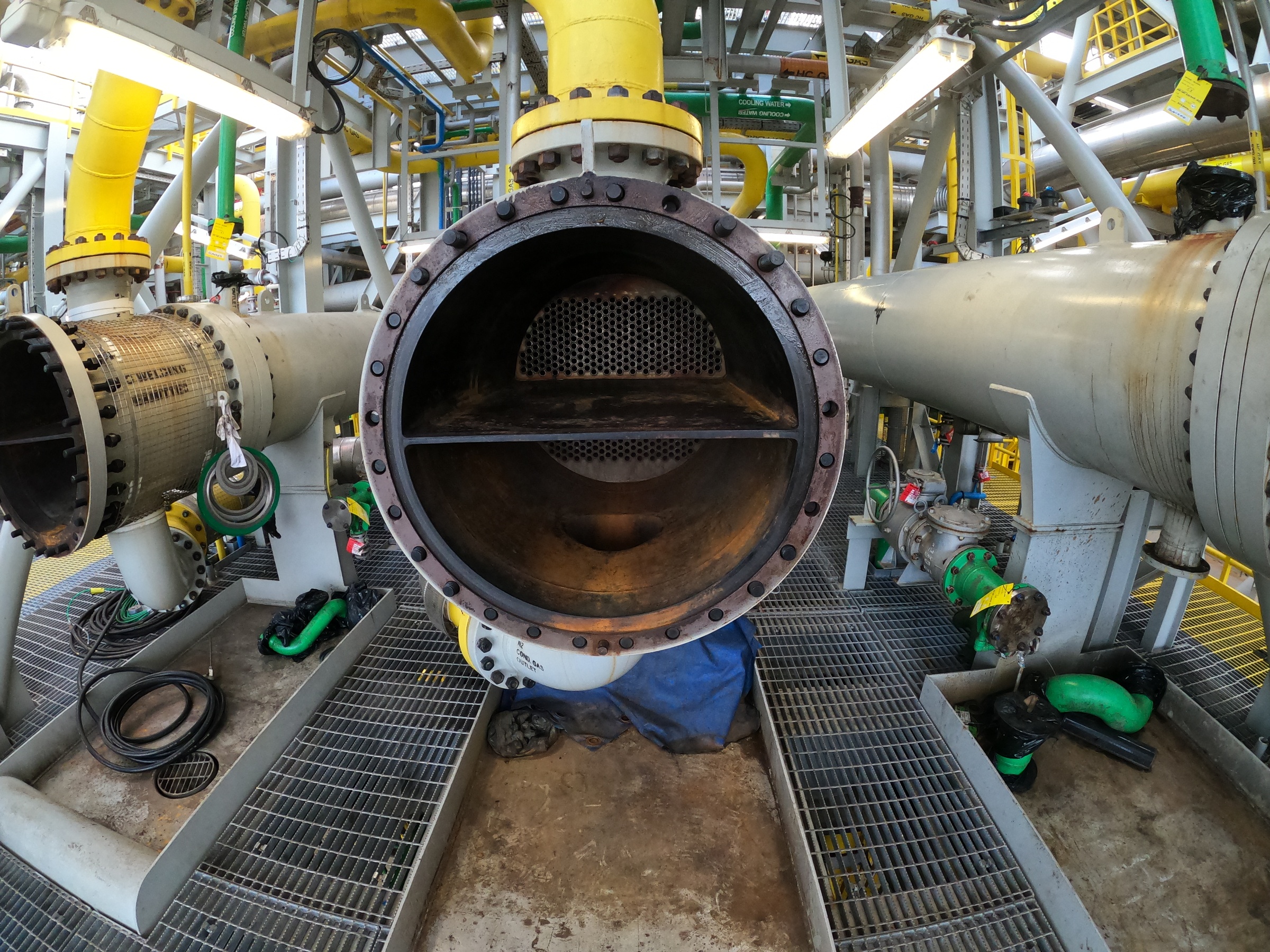 Eddy current tube inspection on critical process equipment