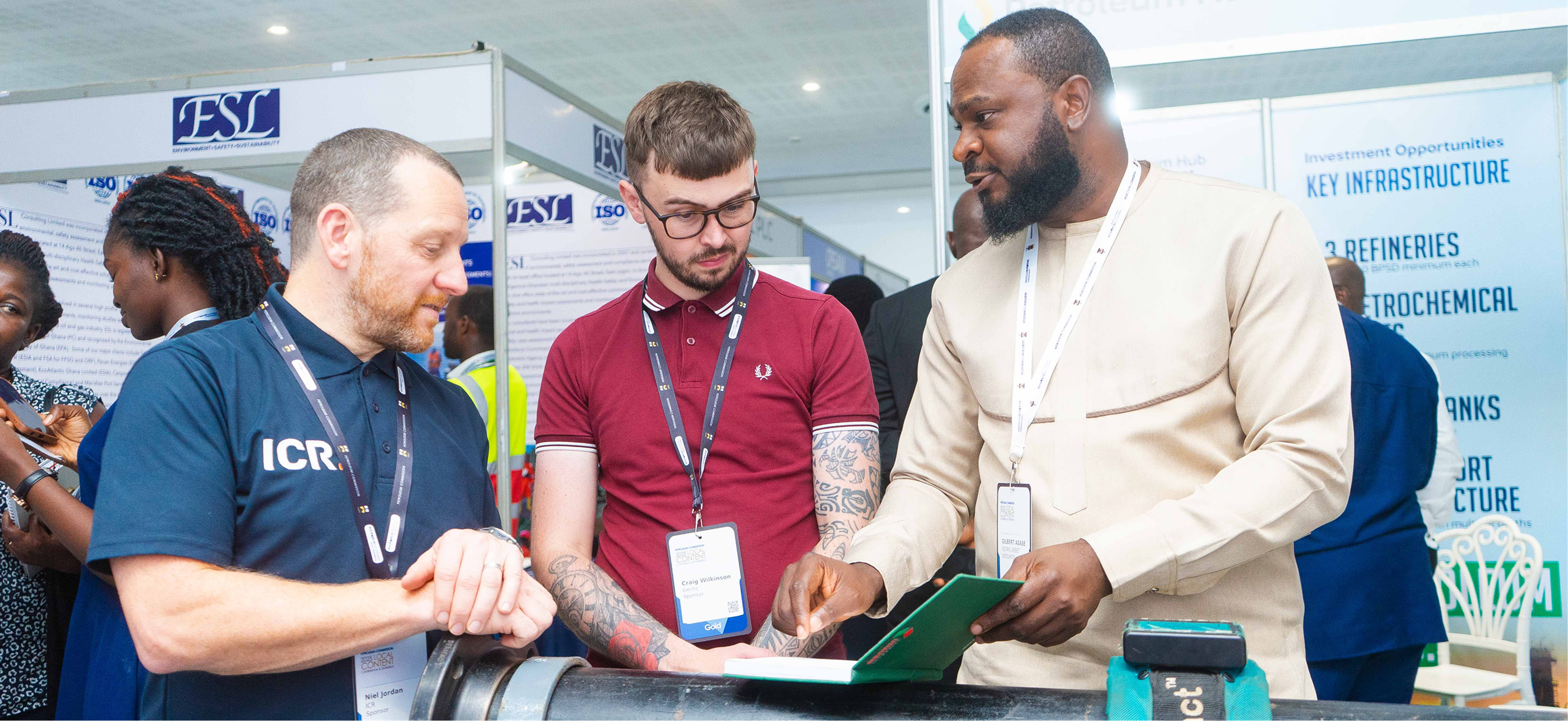 Gecric Integrity representatives at an industry partnership event