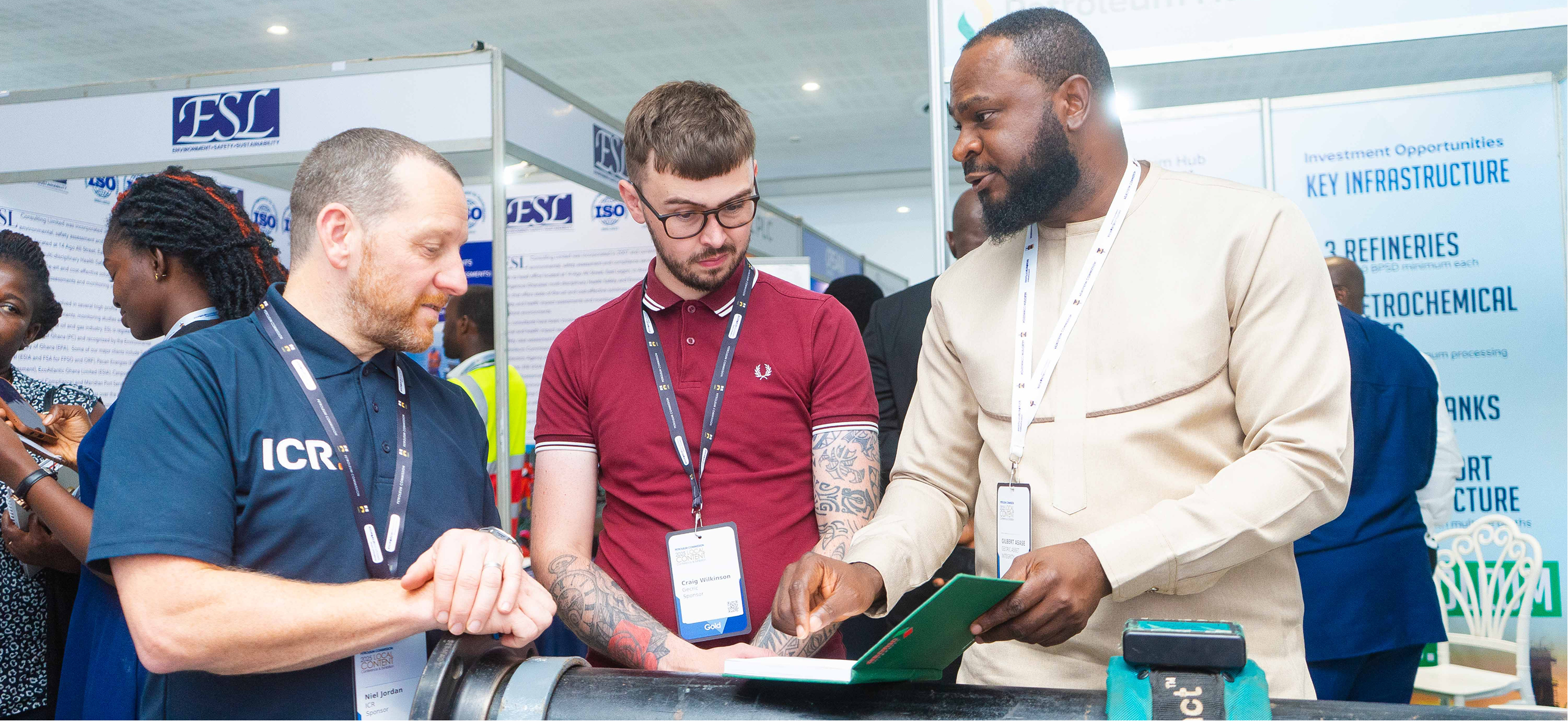 Gecric Integrity representatives at an industry partnership event