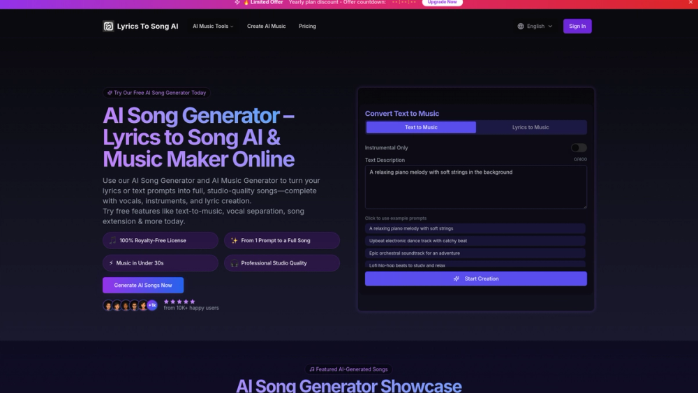 image of AI Song Generator