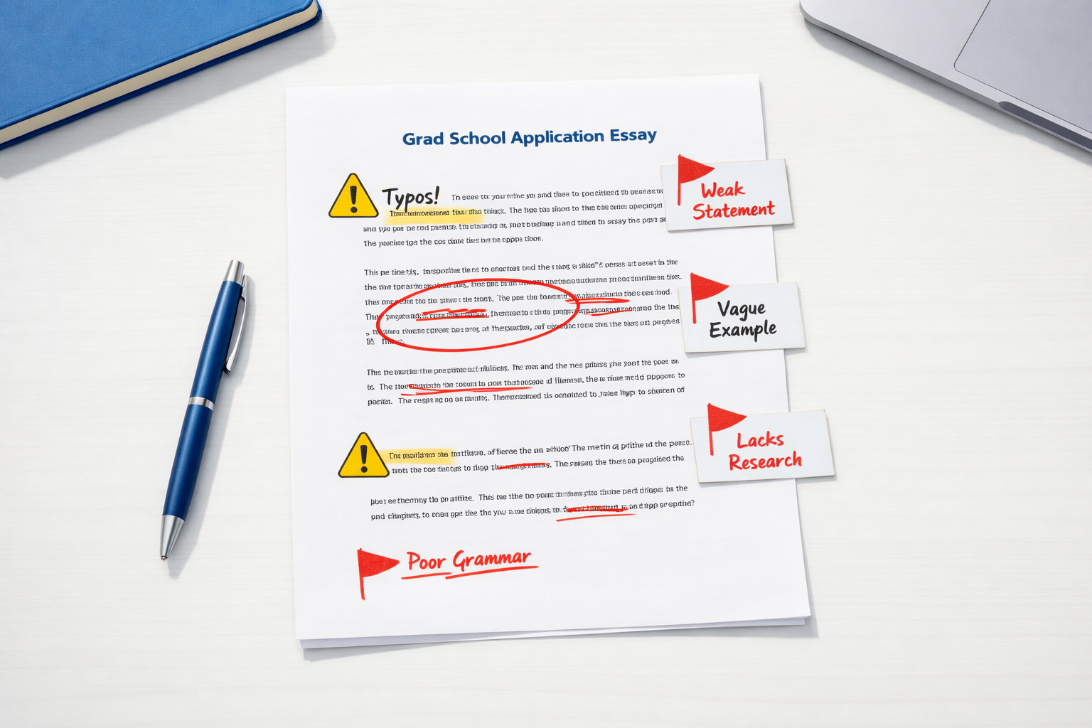 Avoid these “red flags” on your grad school application | Achievable