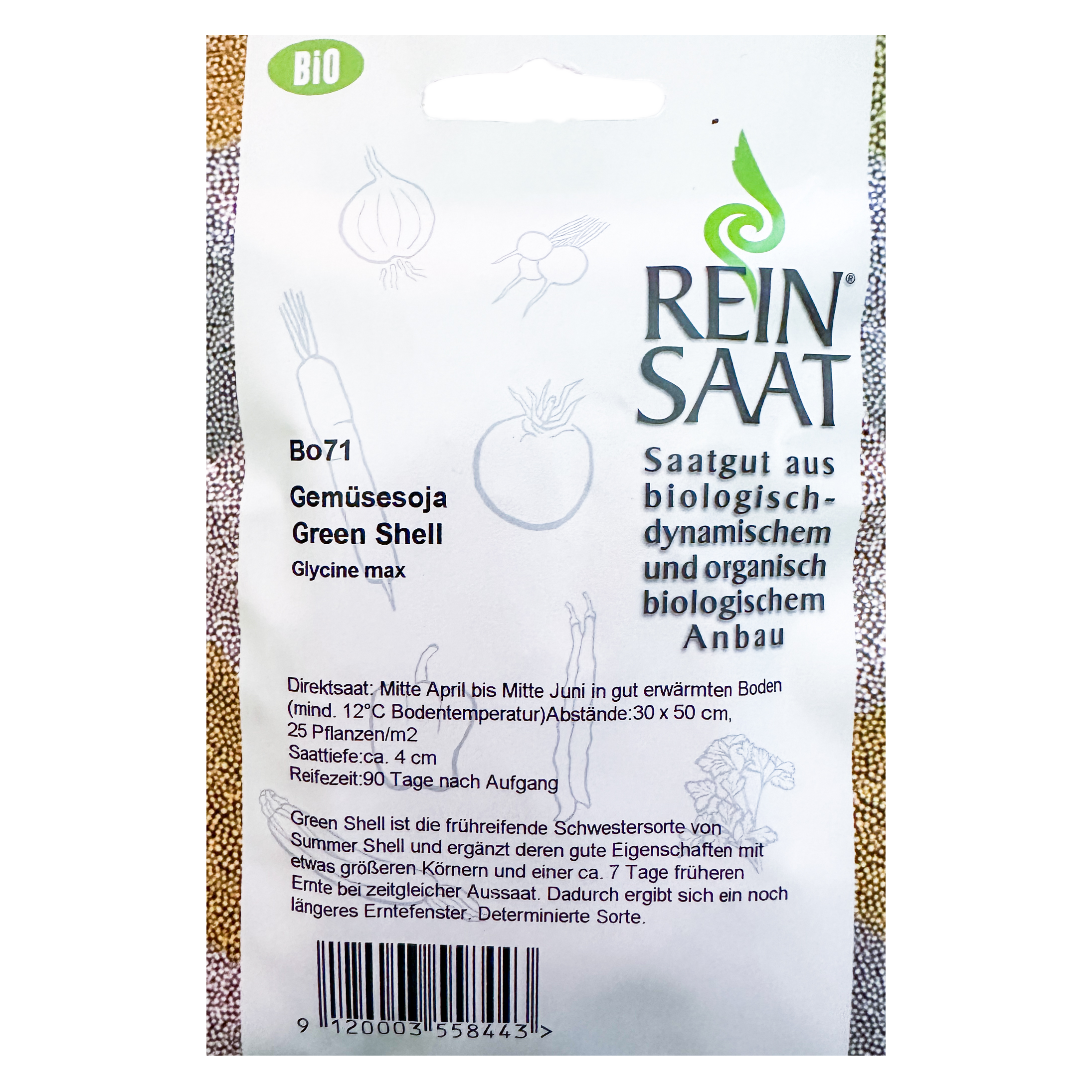 Green Shell  Edamame - Altes & historisches Saatgut