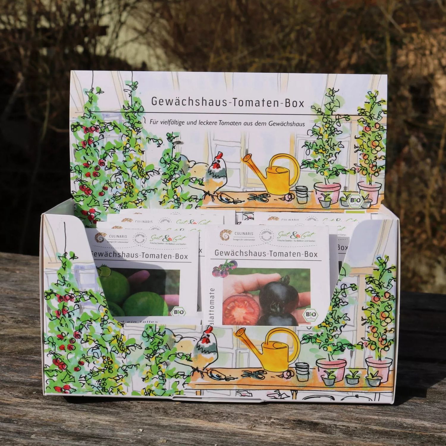 Gewächshaus-Tomaten Box