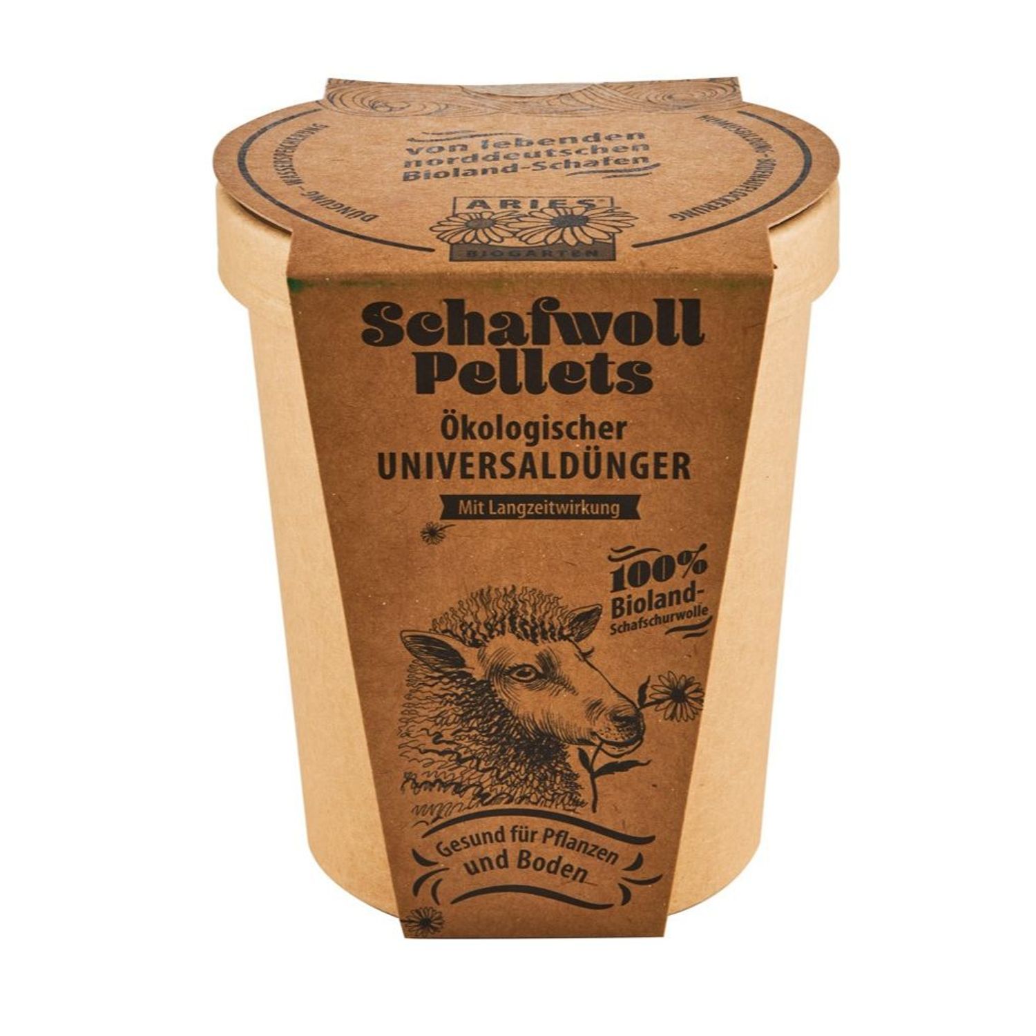 Schafwollpellets