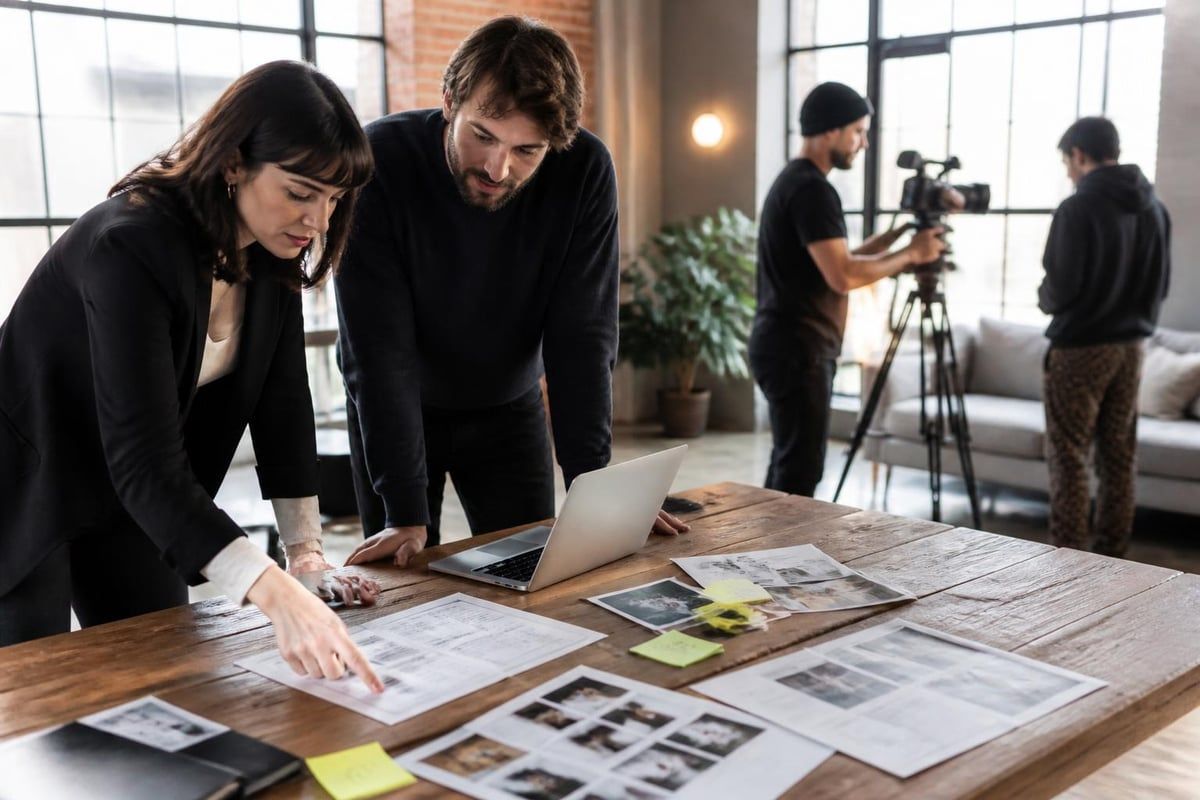 Commercial production workflow
