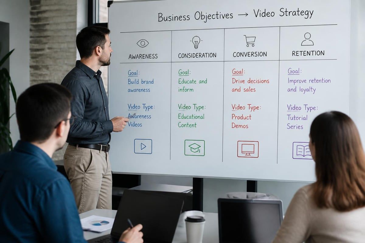 Video strategy objectives framework