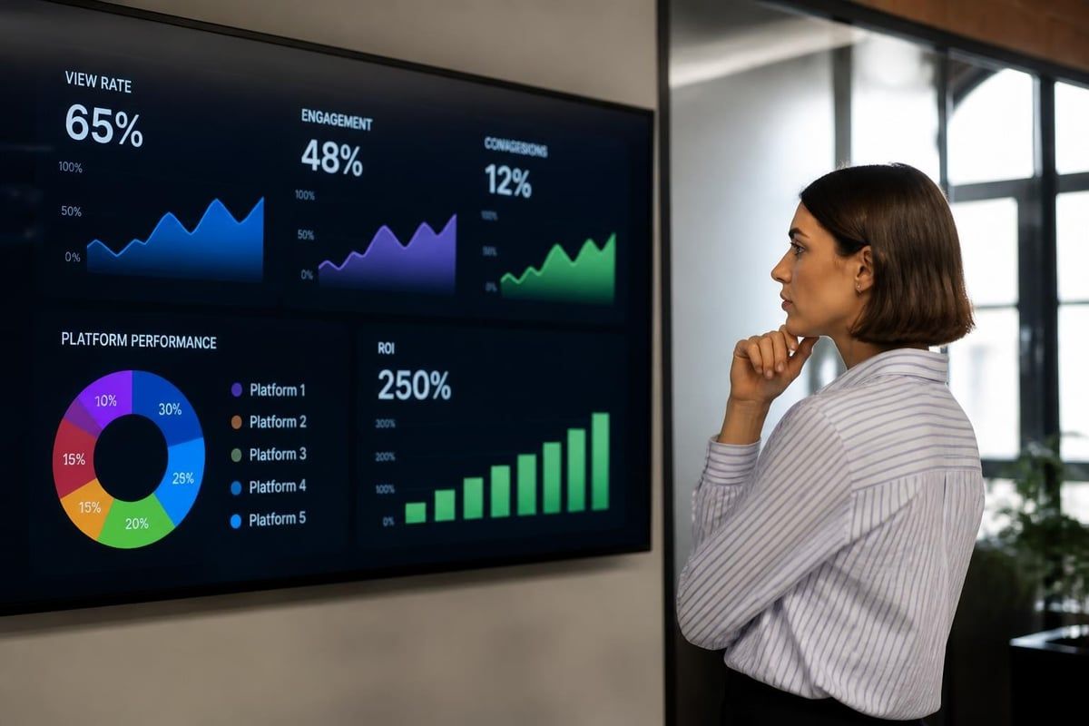 Performance metrics dashboard