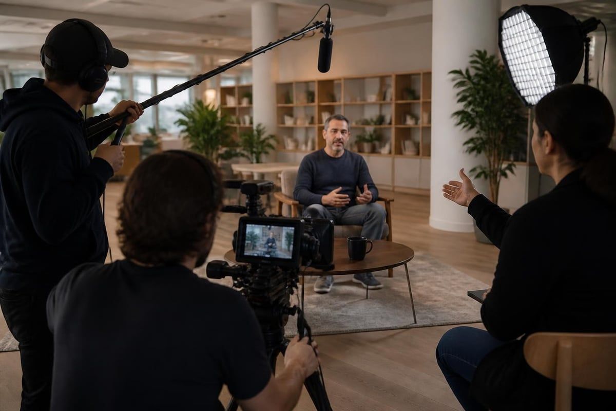 Professional video production workflow