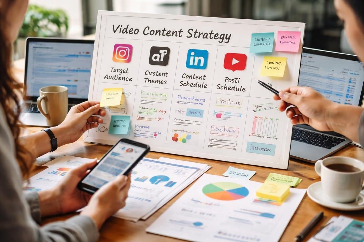 Social media video planning