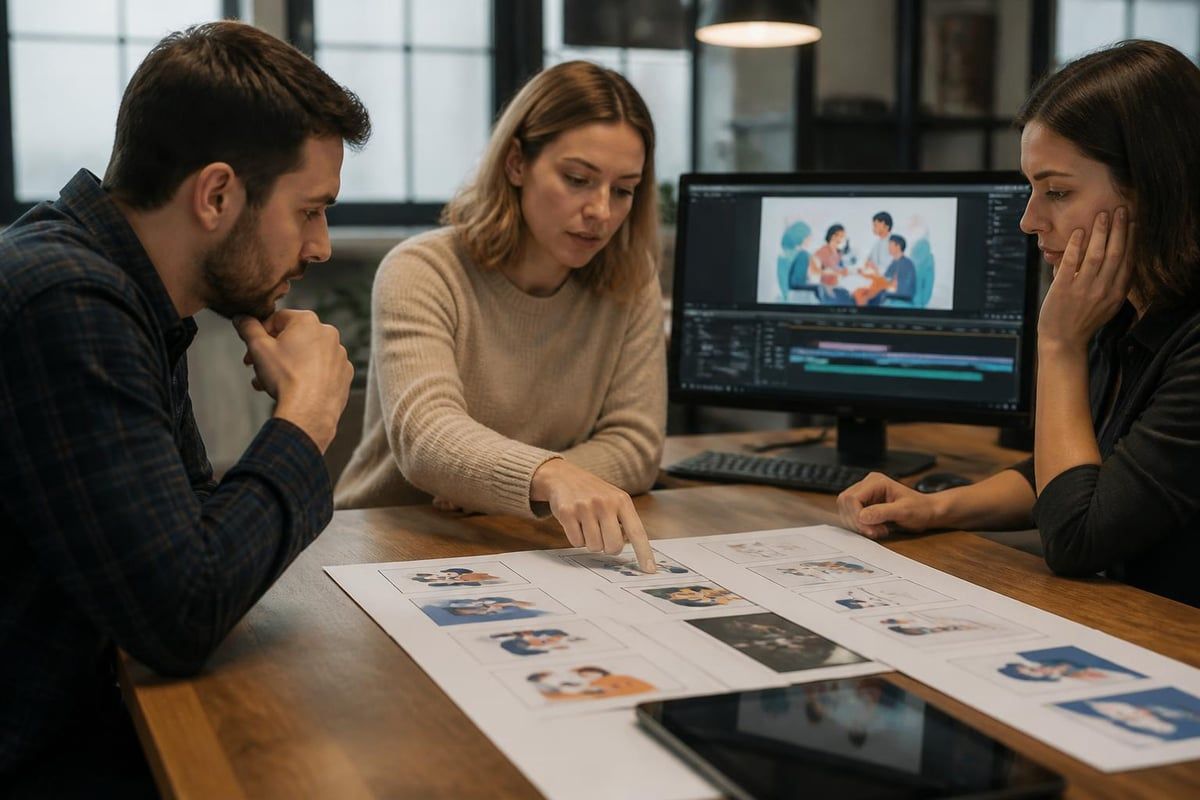 Strategic explainer video development process