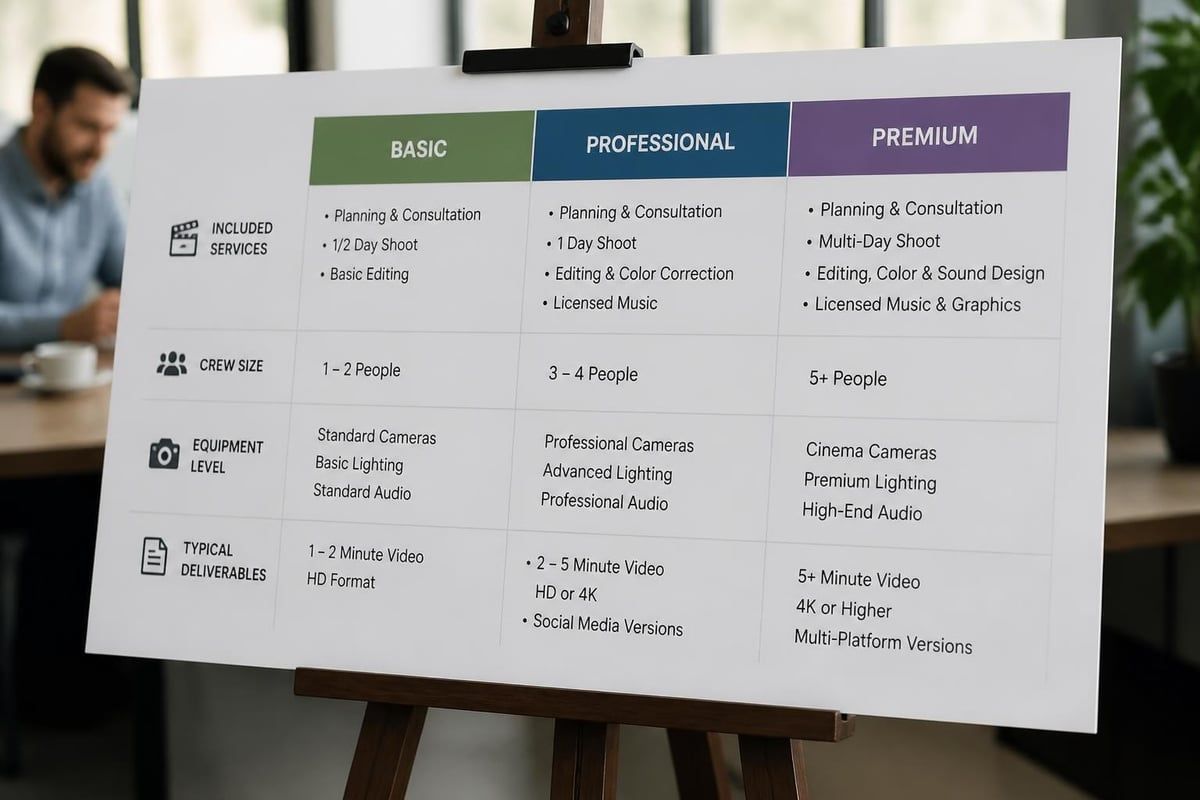 Video pricing tiers