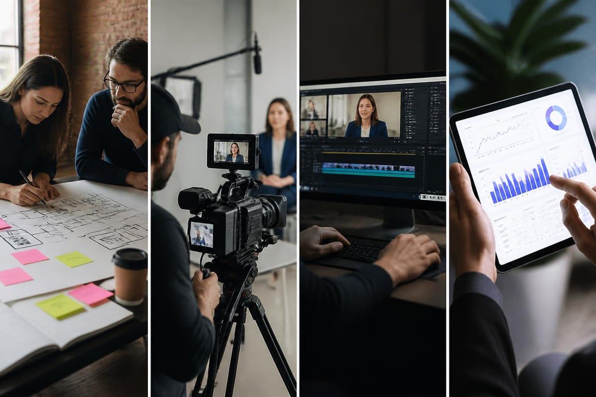 Strategic video production workflow