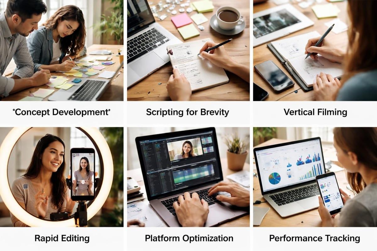 Short-form content creation workflow