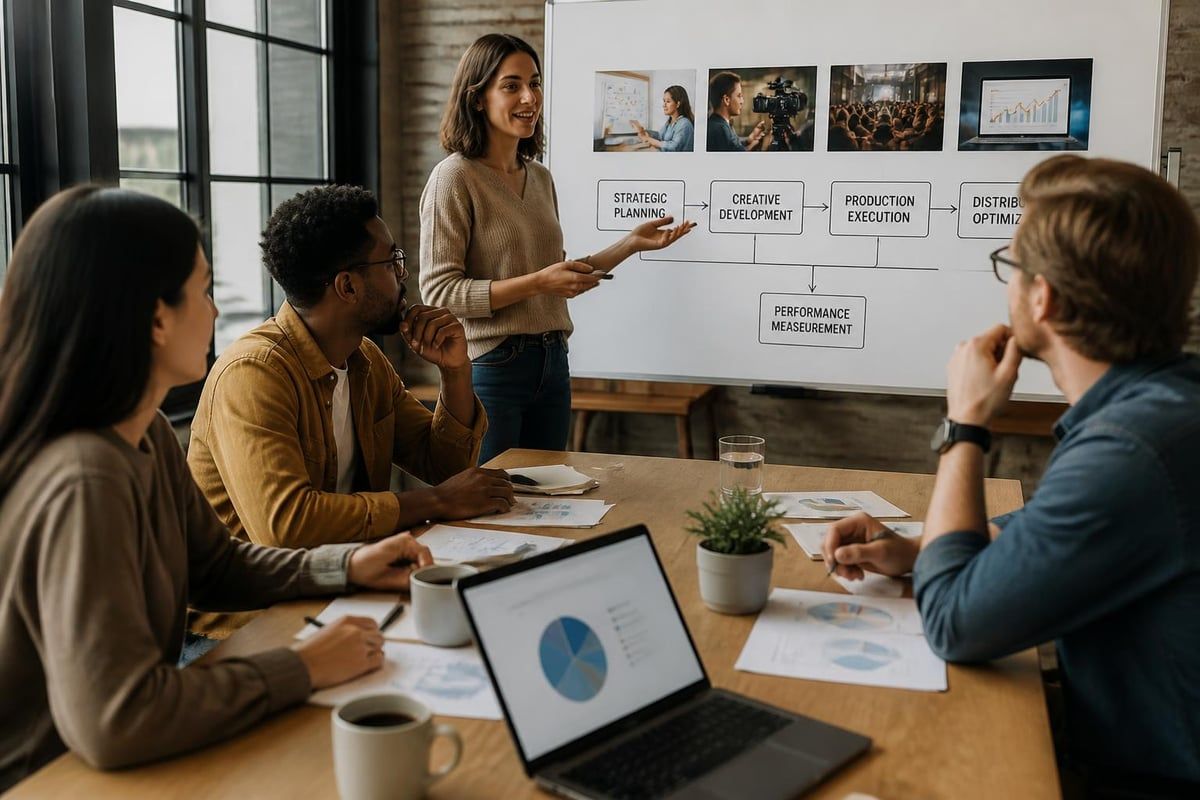 Video marketing workflow stages
