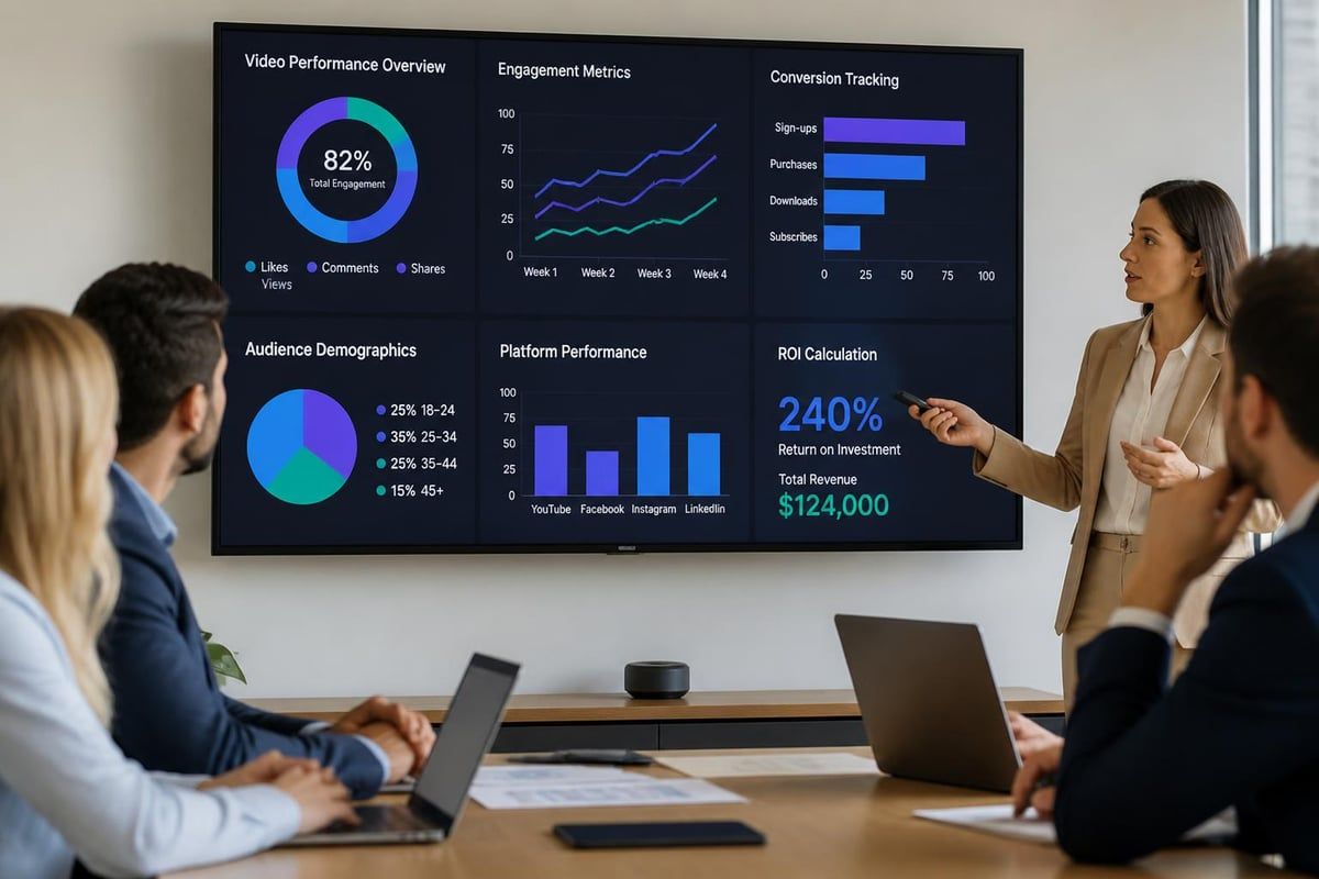 Video analytics dashboard