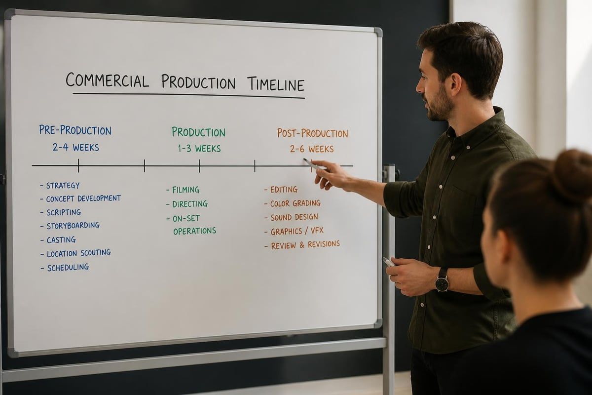 Production timeline breakdown