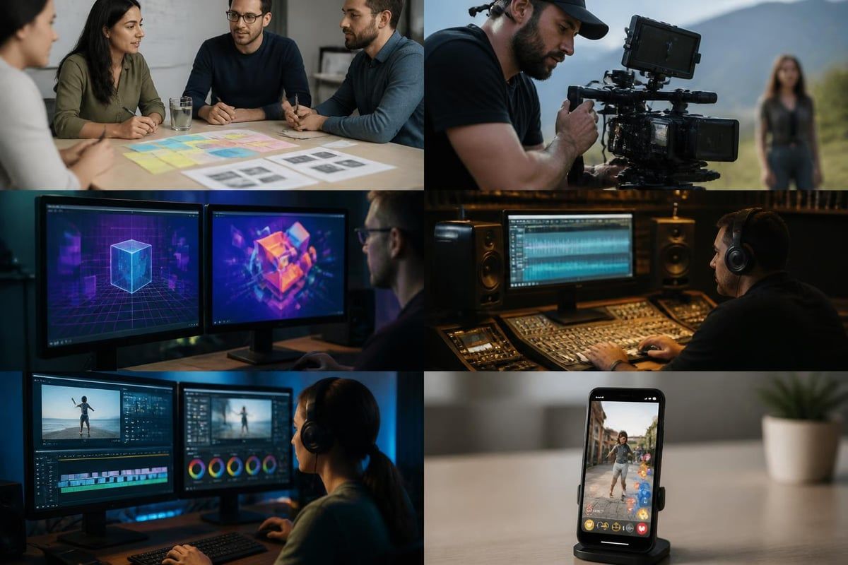Video advertising production workflow