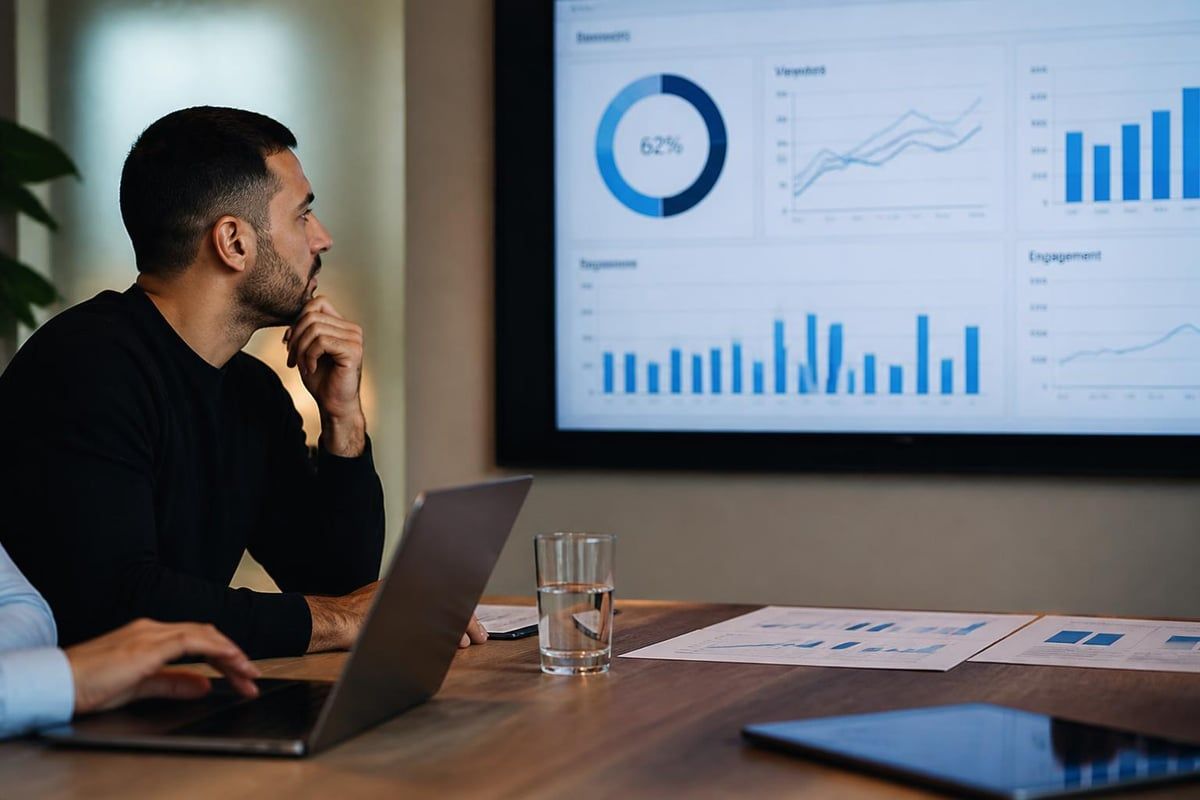 Video performance analytics dashboard