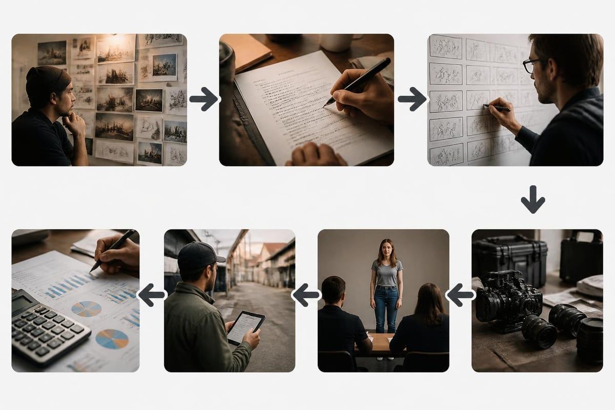 Pre-production planning workflow