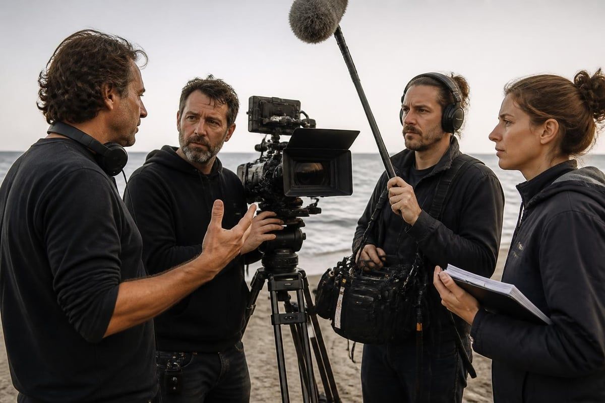 Video production crew coordination