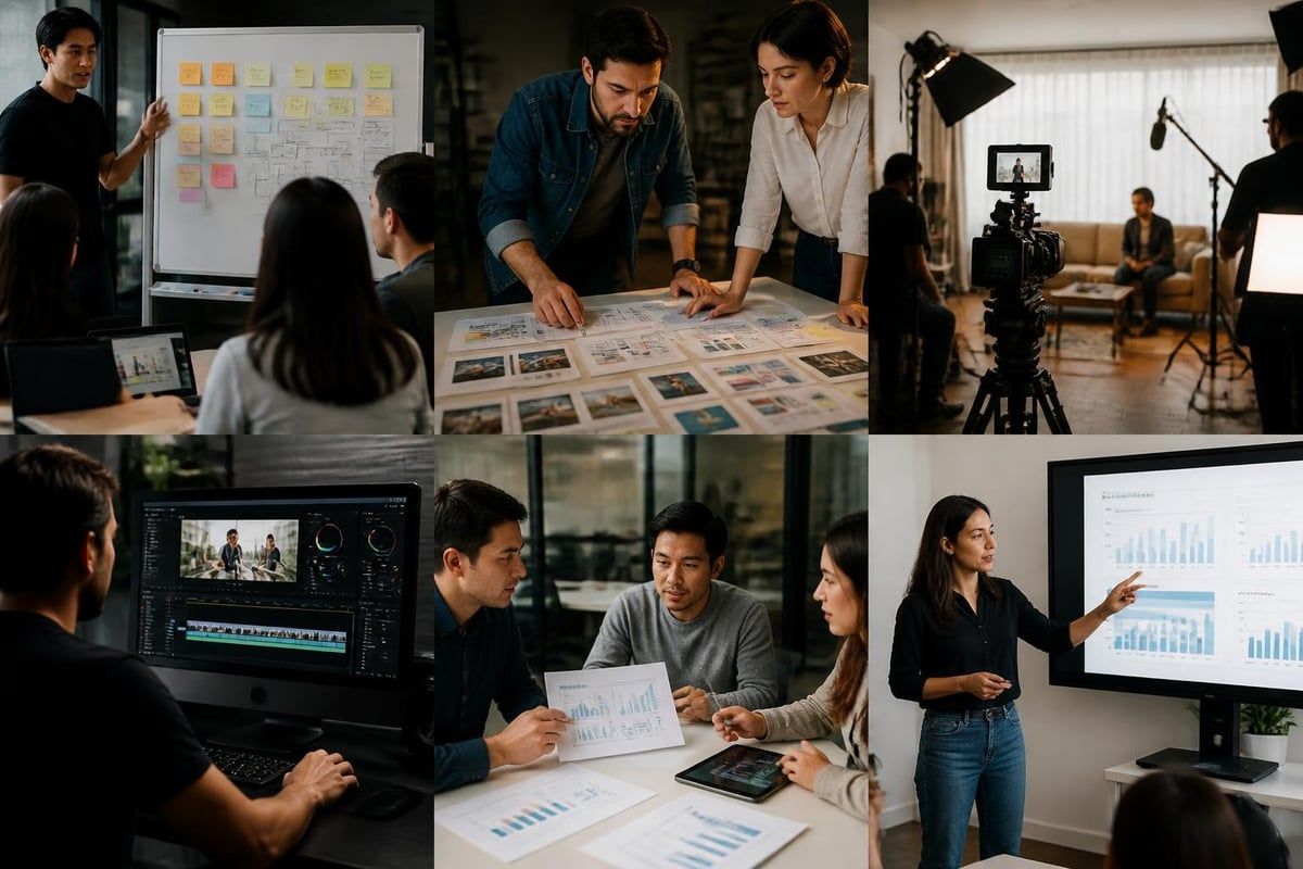 Advertising video production workflow