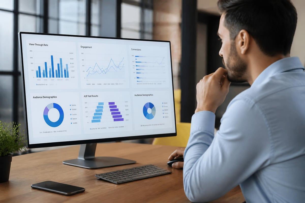 Video performance analytics dashboard