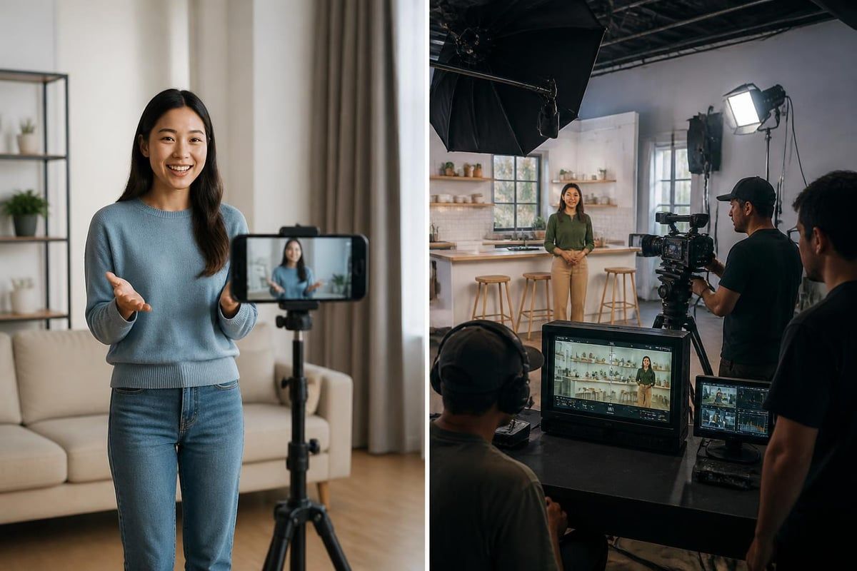 Video production quality tiers