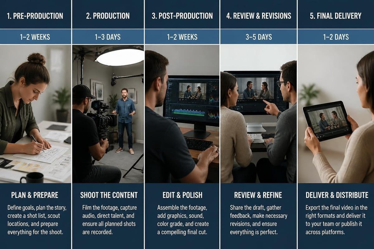 Video production timeline
