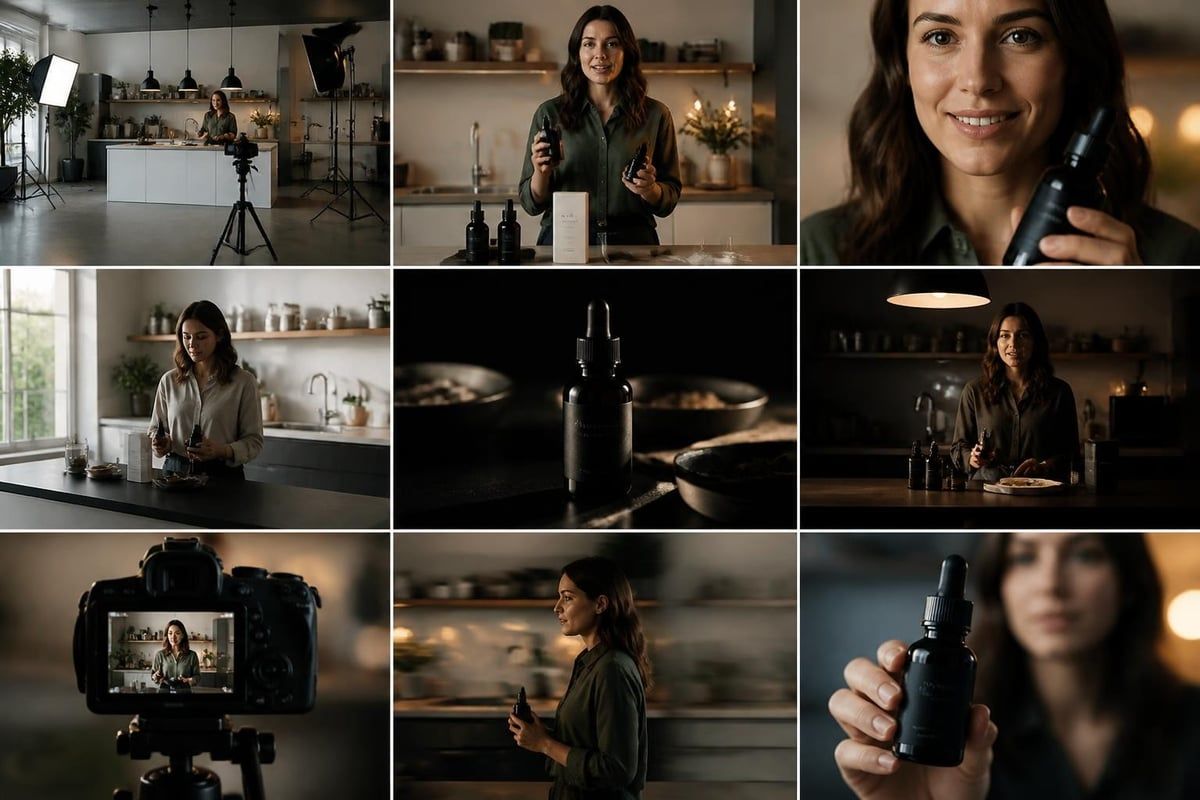 Product video filming techniques