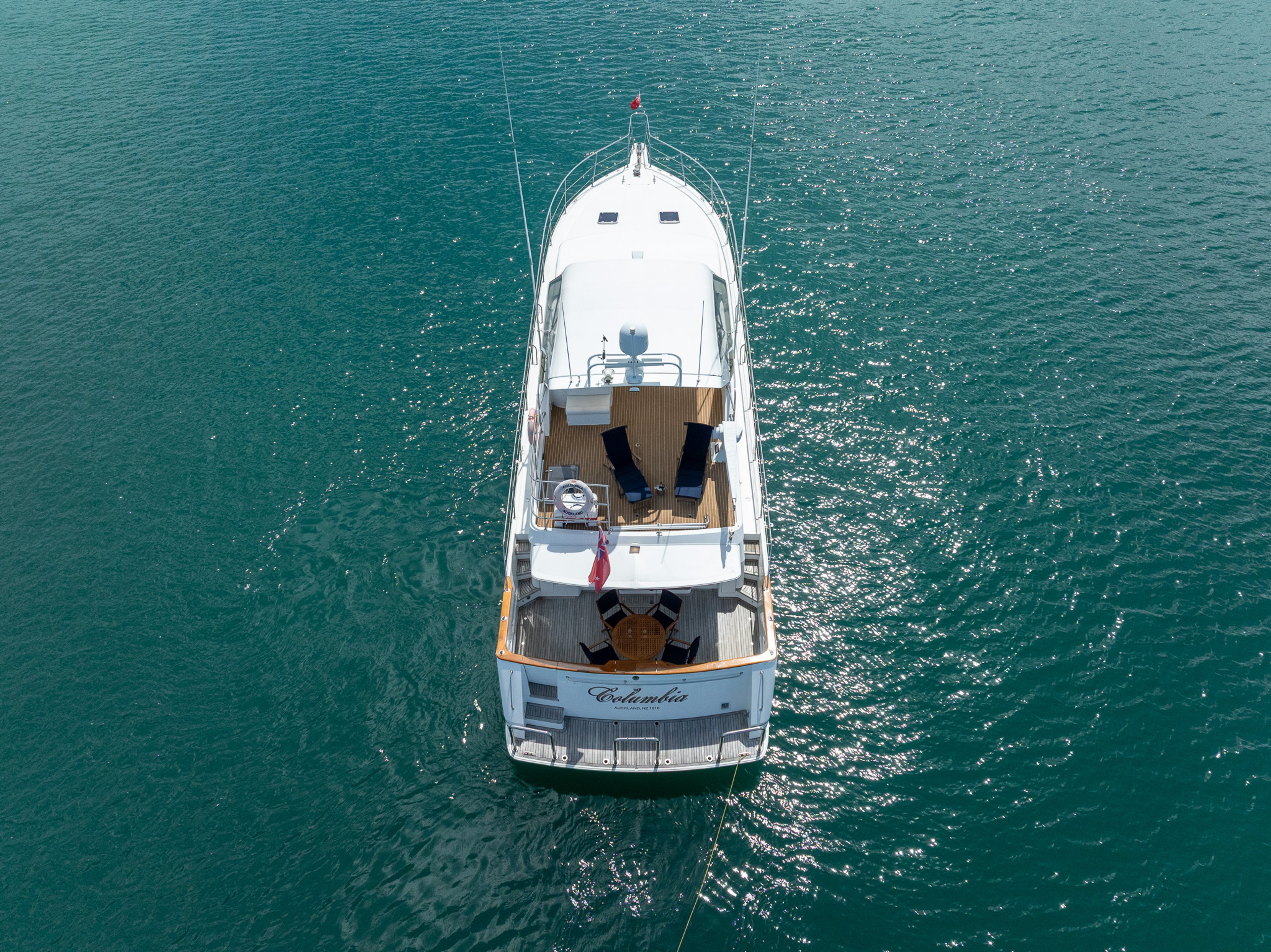 Boat top view