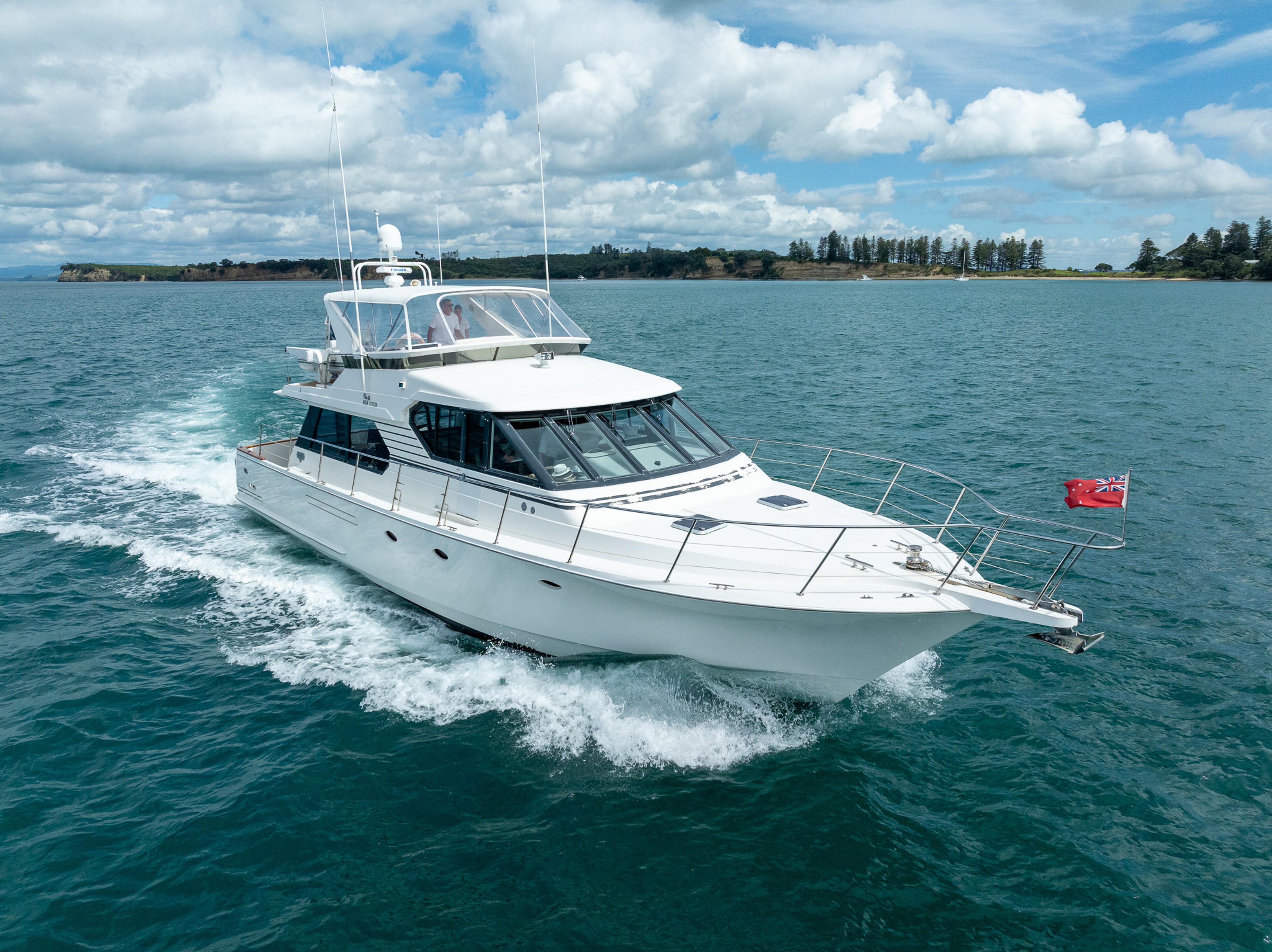 Boat front view