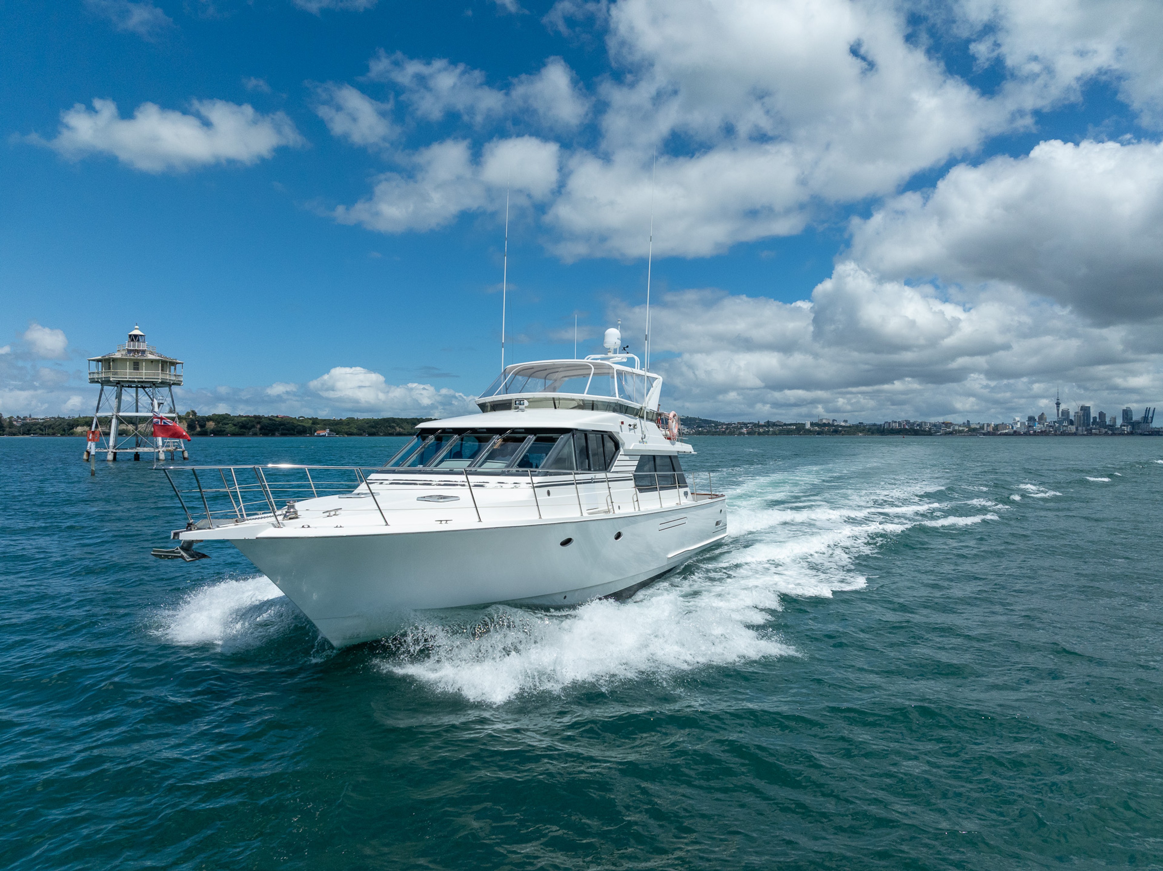 Boat front view with angle