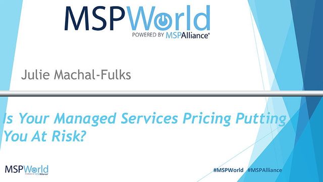 Is Your Managed Services Pricing Putting You At Risk?
