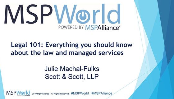 Presenting MSP Legal 101