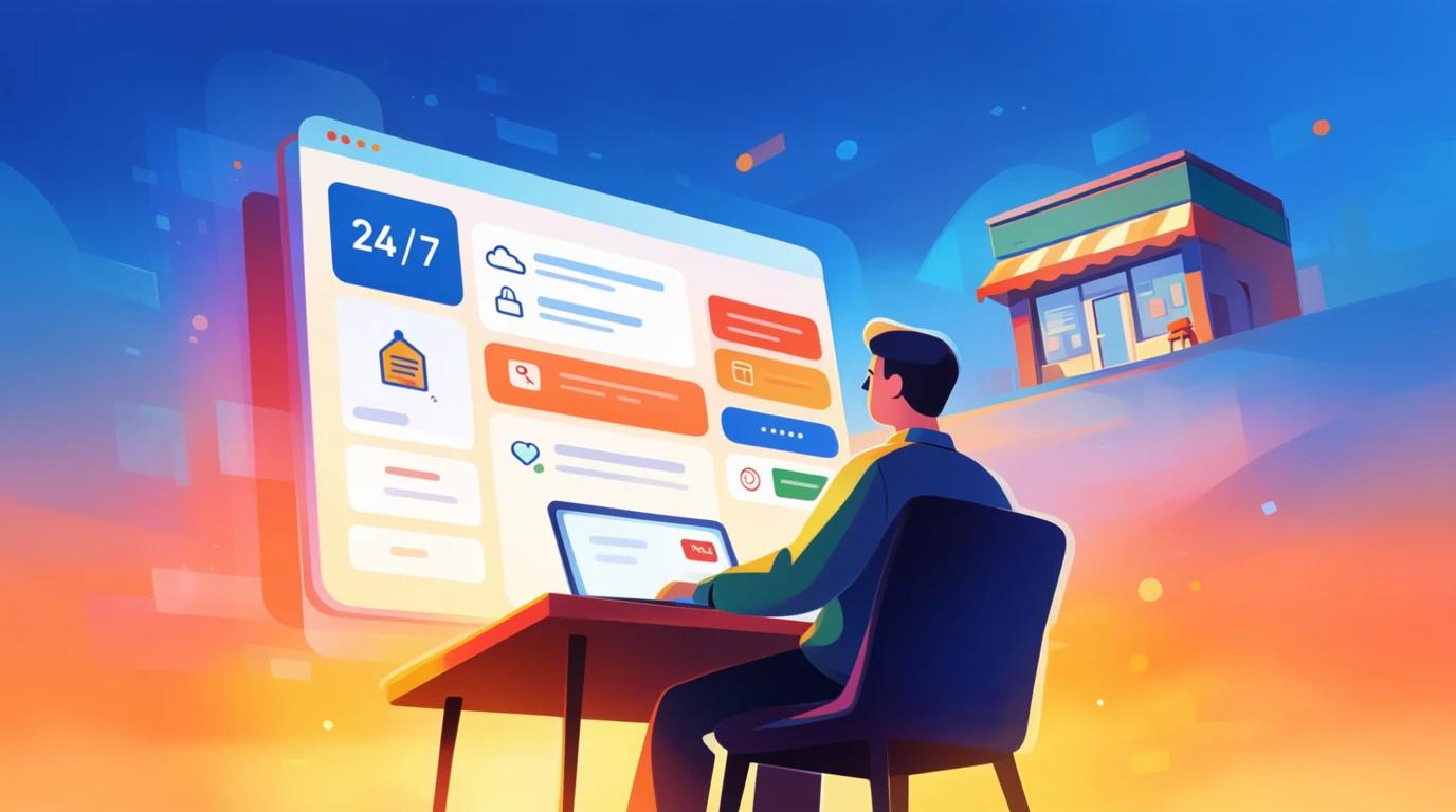 Сайтът като офис 24/7 — как бизнесът ви работи дори когато не сте на работа