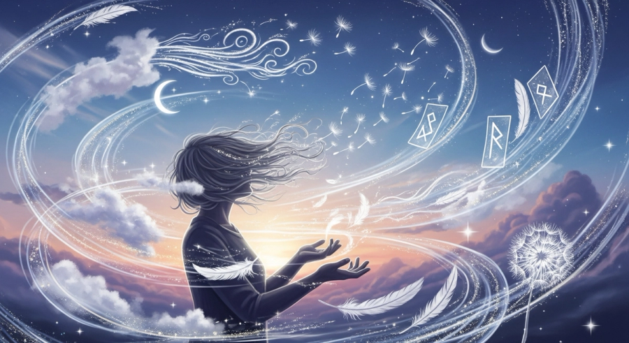 Manifesting with the Winds: Air Element Oracle Techniques for Goal Achievement