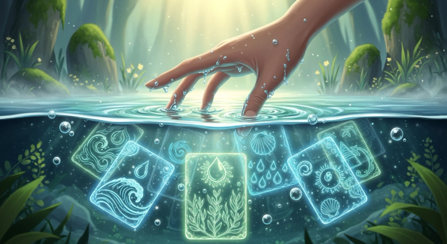 Elemental Oracle Deck: Embracing Wisdom Through Water Cards