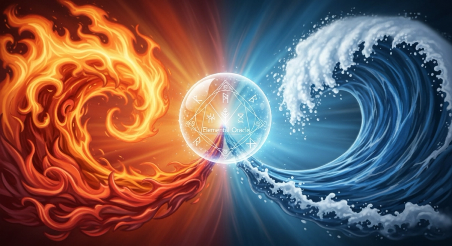 Balancing Fire and Water: Navigating Intensity and Flow with Elemental Oracle Wisdom